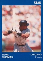 1991 Star Thomas Blue # Frank Thomas Promo Baseball Card