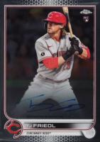 2022 Topps Chrome Rookie Autographs #RATF TJ Friedl Baseball Card