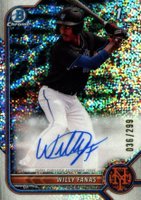 2022 Bowman Chrome Prospect Autographs #CPAWF Willy Fanas Speckle Refractor Baseball Card