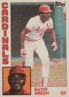 1984 Topps #362 David Green Baseball Card