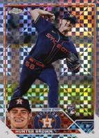 2023 Topps Chrome #197 Hunter Brown X-Fractor Baseball Card