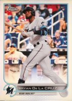2022 Topps Chrome #216 Bryan de La Cruz Refractor Baseball Card