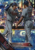 2016 Topps Chrome Sapphire Edition #241 Freddie Freeman Baseball Card