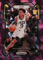 2023 Panini Prizm #127 Keyonte George Purple Ice Basketball Card