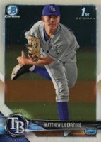 2018 Bowman Draft #BDC30 Matthew Liberatore Chrome Baseball Card