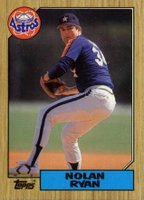 1987 Topps Tiffany #757 Nolan Ryan Baseball Card