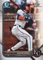 2022 Bowman Draft #BDC6 Gavin Cross Chrome-Refractor Baseball Card