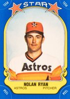 1981 Fleer Star Stickers #108 Nolan Ryan Baseball Card