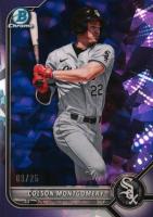 2022 Bowman Chrome Sapphire Edition Prospects #BCP212 Colson Montgomery Purple Baseball Card