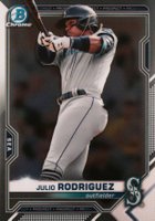 2021 Bowman Chrome Prospects #BCP231 Julio Rodriguez Baseball Card