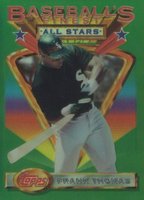 1993 Finest #102 Frank Thomas Refractor Baseball Card