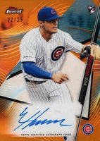 2020 Finest Autographs #FANH Nico Hoerner Orange Refractor Baseball Card
