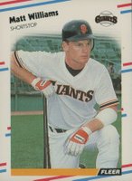 1988 Fleer #101 Matt Williams Baseball Card