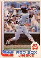 1982 O-Pee-Chee #366 Jim Rice Baseball Card