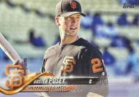 2018 Topps #250 Buster Posey Black Jersey Baseball Card