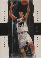 2003 Upper Deck Exquisite Collection #36 Manu Ginobili Gold Basketball Card