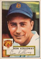 1952 Topps #104 Don Kolloway Baseball Card