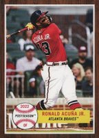 2022 Topps Throwback Thursday #124 Ronald Acuna Jr. Baseball Card