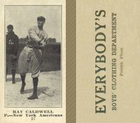 1916 Everybody's #27 Ray Caldwell Baseball Card