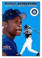 2000 Fleer Tradition Update #U95 Rickey Henderson Baseball Card