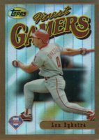 1996 Finest #50 Len Dykstra Refractor Baseball Card
