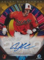 2019 Bowman Draft Class of 2019 Autographs #AR Adley Rutschman Gold Baseball Card