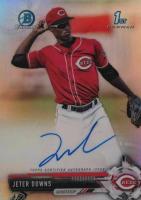 2017 Bowman Draft Chrome Draft Picks Autographs  #CDAJD Jeter Downs Refractor Baseball Card