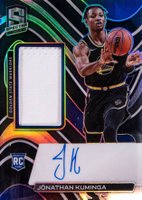 2021 Panini Spectra #181 Jonathan Kuminga Jersey Autograph Basketball Card