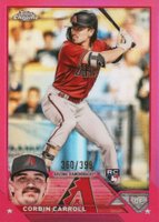 2023 Topps Chrome #95 Corbin Carroll Magenta Refractor Baseball Card