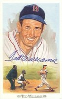 1989 Perez-Steele Celebration Postcard #43 Ted Williams Baseball Card