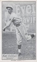 1929 R315 # Carl Hubbell Correct spell Carl Baseball Card