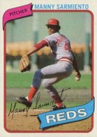1980 Topps #21 Manny Sarmiento Baseball Card