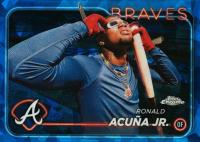 2024 Topps Chrome Sapphire #1 Ronald Acuna Jr. SP Baseball Card
