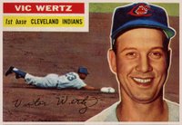 1956 Topps #300 Vic Wertz Baseball Card