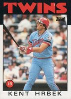 1986 Topps #430 Kent Hrbek Baseball Card