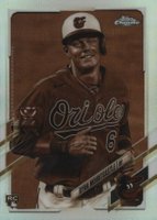 2021 Topps Chrome #63 Ryan Mountcastle Sepia Refractor Baseball Card