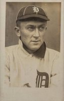 1910 Real Photo Postcard # Ty Cobb Portrait-Looking Left Baseball Card