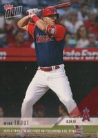 2018 Topps Now  #636 Mike Trout Baseball Card