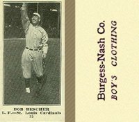 1916 Burgess-Nash Co. #15 Bob Bescher Baseball Card