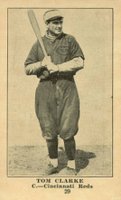 1917 Collins-McCarthy #29 Tom Clarke Baseball Card