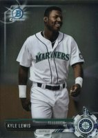 2017 Bowman Prospects #BCP125 Kyle Lewis Chrome Baseball Card