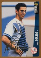 1996 Collector's Choice #636 Jorge Posada Gold Signature Baseball Card