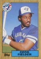 1987 Topps #178 Cecil Fielder Baseball Card