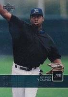 2003 Upper Deck Prospect Premieres #90 Delmon Young Baseball Card