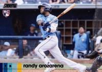 2020 Stadium Club #299 Randy Arozarena Black Foil Baseball Card