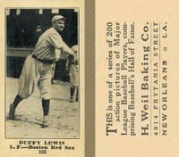 1916 Weil Baking Co. #103 Duffy Lewis Baseball Card