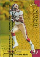 1999 Finest #132 Jerry Rice Gold Refractor Football Card