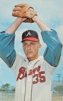 1968 Dexter Press Postcards #58 Phil Niekro Baseball Card