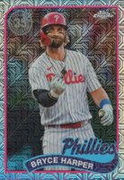 2024 Topps Silver Pack 1989 Chrome Promo #T89C48 Bryce Harper Baseball Card