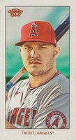 2020 Topps 206 # Mike Trout Piedmont Baseball Card